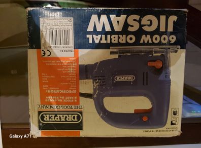 Draper 600W Orbital Jigsaw Model PT680V in excellent condition