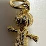 Pandora Pumpkin Scarecrow Dangle Gold Charm  New Image 3