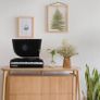 VOSTERIO Vinyl Record Player (Bluetooth, Built-in Speakers) Image 8