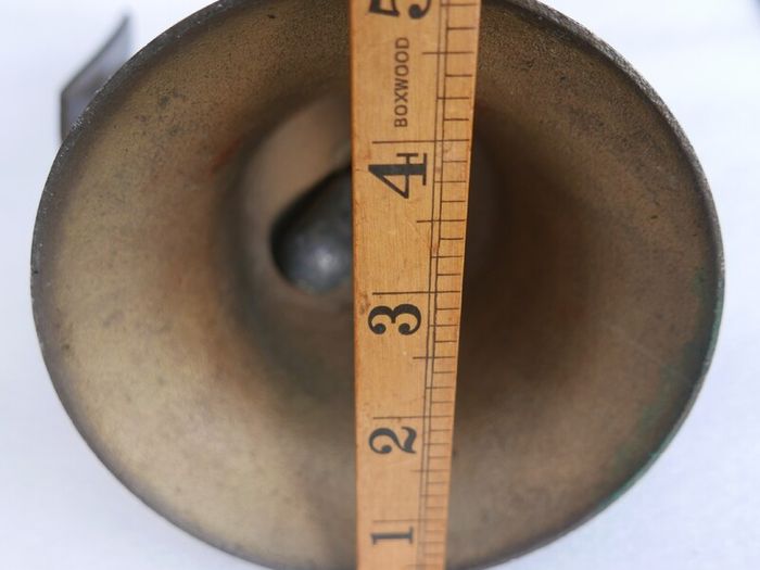 Vintage brass wall-mounted bell