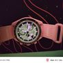 Rare Pink Swatch unisex omega moonswatch speedmaster with extra limited edition speedmaster strap Image 2