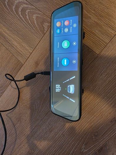 dash camera with mirror