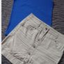 High Neck Blue Top. Size 10 Image 3