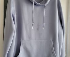 DUNNES Mens powder blue sport hoodie Sz L