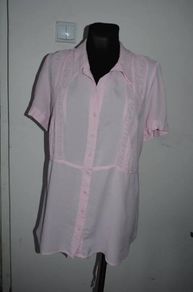 Evans pink blouse size UK22 EU50 Postage included