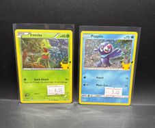 Treecko 3/25 | Popplio 23/25 Pokemon Cards