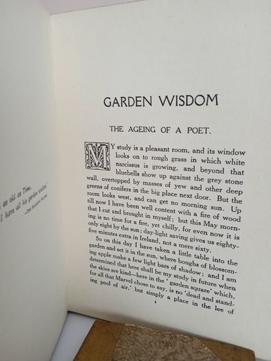 Garden Wisdom or from One Generation to Another by Stephen Gwynn (PT251)