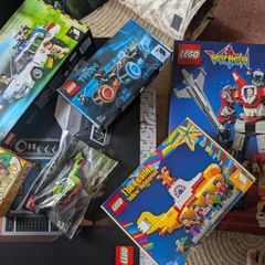 Lego Voltron, Ghostbusters, yellow submarine, Tron, Nintendo entertainment system