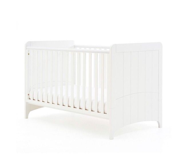 mothercare camberley cot bed (+mattress) - white