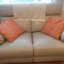 Two seater leather recliner Image 6