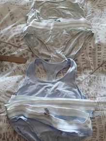 Lounge Wear Crop Top and Briefs