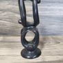 X1 Vintage Gymnastic Olympic Human Tower Figurine Stone Black Sculpture Art Image 7