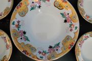 Vintage handpainted serving dish set