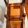 Signed 1987 Handcrafted Irish Yew Wood Miniature Wheelbarrow Image 5