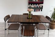 Mid Century Extendable Dining Table and Chairs