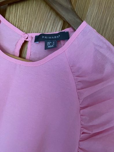 Light Pink Leg of Mutton Short Puff Sleeve Top size 34