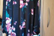BNWT - DKNY black floral dress UK 14