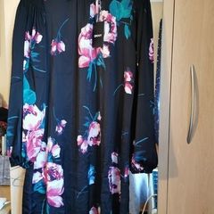 BNWT - DKNY black floral dress UK 14