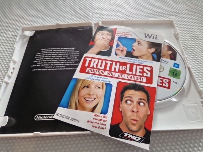 True or Lies Nintendo Wii Games Original