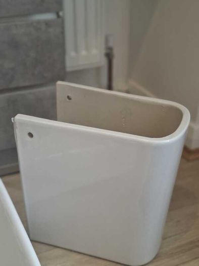 Basin with tap