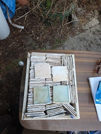Old bathroom tiles