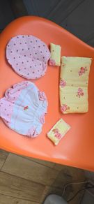 5 x Strawberry Shortcake Bundle Clothes Pillows Mattress  Vintage AGC Kenner A.G.C same era as MLP G1 My Little Pony
