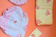 5 x Strawberry Shortcake Bundle Clothes Pillows Mattress  Vintage AGC Kenner A.G.C same era as MLP G1 My Little Pony