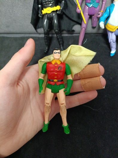 1989 Batman Joker Robin penguin action figures Toybiz