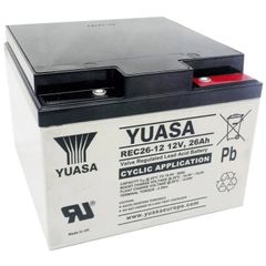 Yuasa REC Deep Cycle AGM Battery 12V 26Ah REC26-12