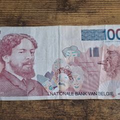 Belgium, 100 Francs banknote, 1995-2001, circulated - free standard postage