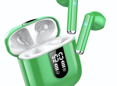 2025 Wireless Earbuds, 2025 Bluetooth 5.3 Headphones-Green