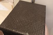Rattan effect home storage box