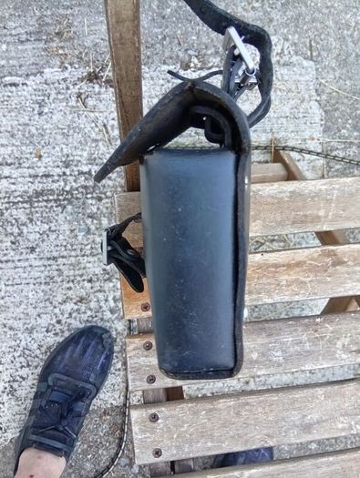 leather motorcycle/bicycle bag