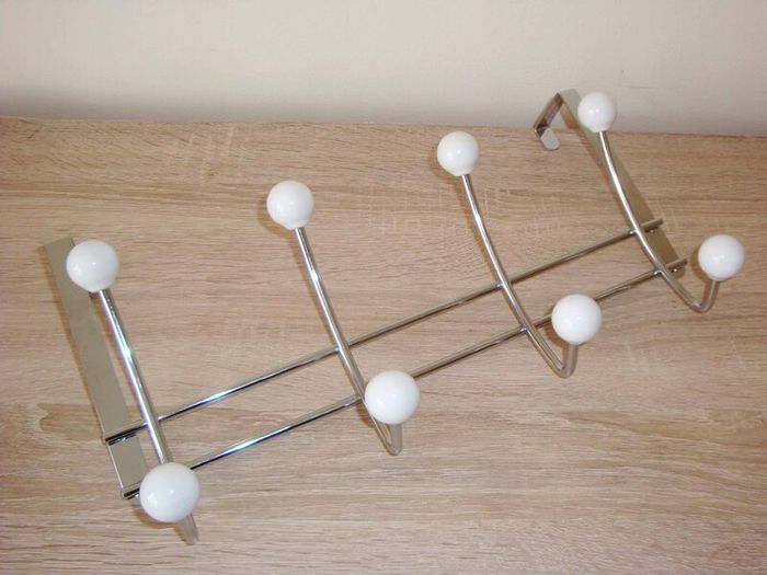 QUICK SALE Chrome overdoor hooks