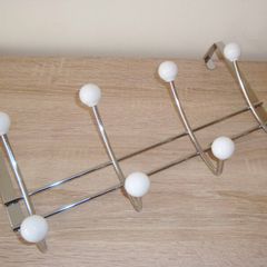 Chrome overdoor hooks