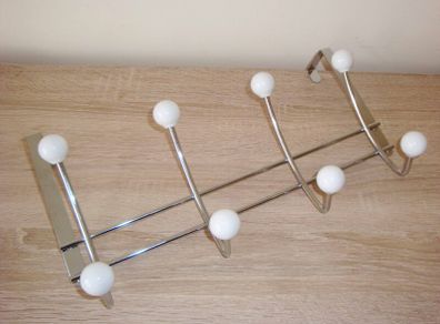 Chrome overdoor hooks
