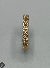 Pandora Band of Hearts Ring gold