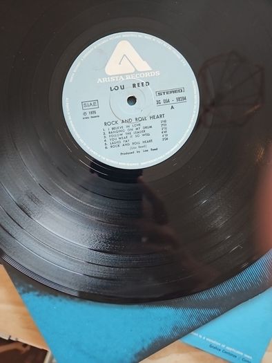 Lou Reed LP  - Rock And Roll Heart
