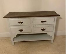Antique Painted Side Table