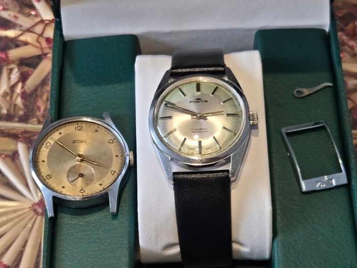 Vintage Fortis Mechanical Watches 2 Watch Lot