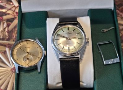 Vintage Fortis Mechanical Watches 2 Watch Lot