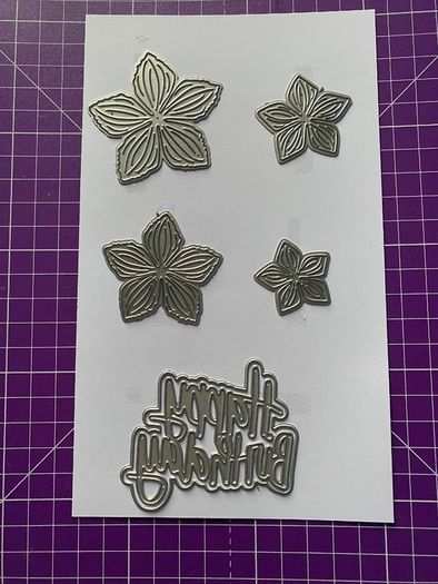 Mini die cutting machine with cutting dies