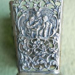 Vintage Container Holder Continental Silver 800 - 49g