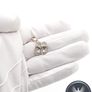 925 Sterling Silver CZ Ballet Slippers Charm Image 8