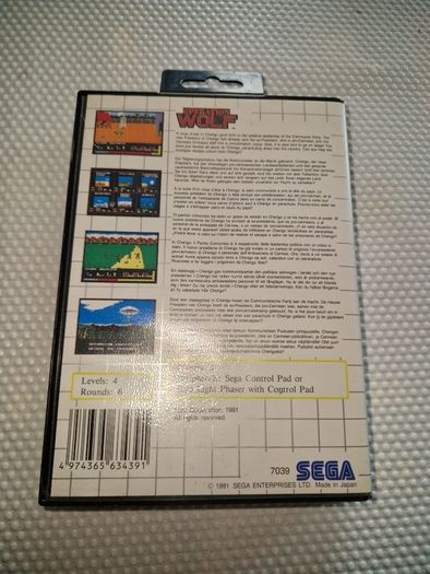 Operation Wolf Sega  Master System Arcade Retro Games Original