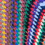 Large Vintage Crochet Blanket Image 5