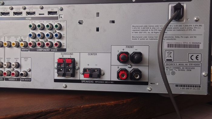 Sony STR KG800 Multi Chanel 5.1 AV Receiver