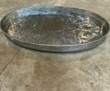 Silver Plated Vintage  ServingTray