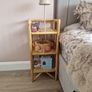 rattan bedside table/shelf Image 5