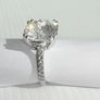 6 Carat Diamond Ring 18k White Gold Image 4